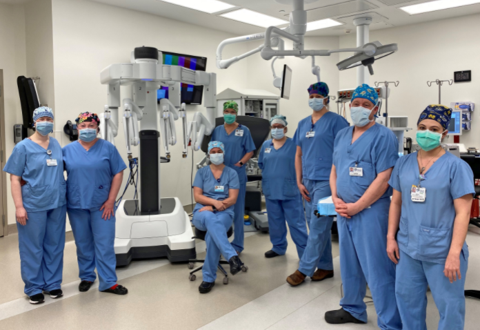 UP Health System with new surgical robots