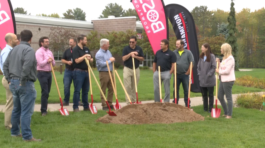 ground breaking at boss snowplow