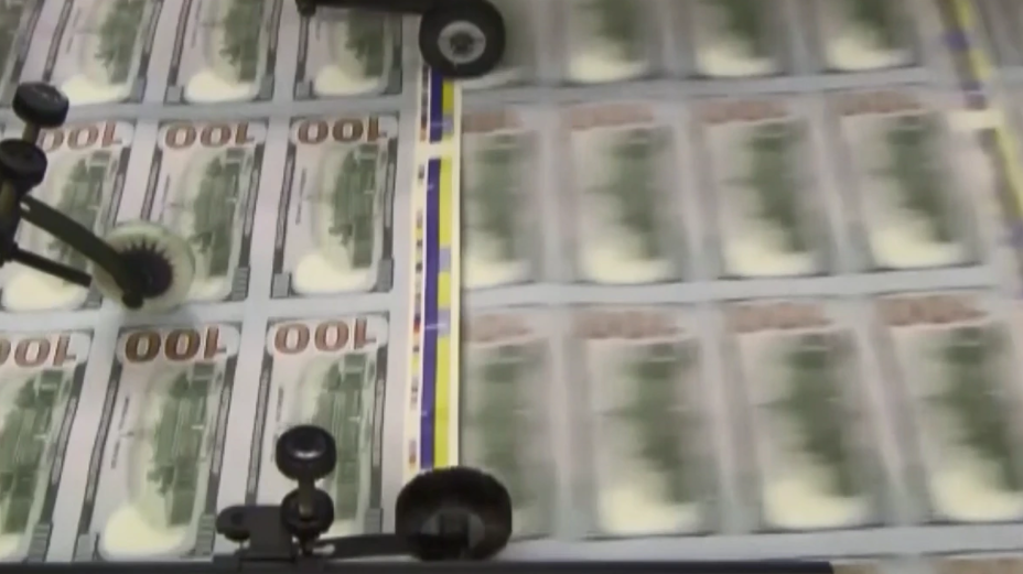 money being printed